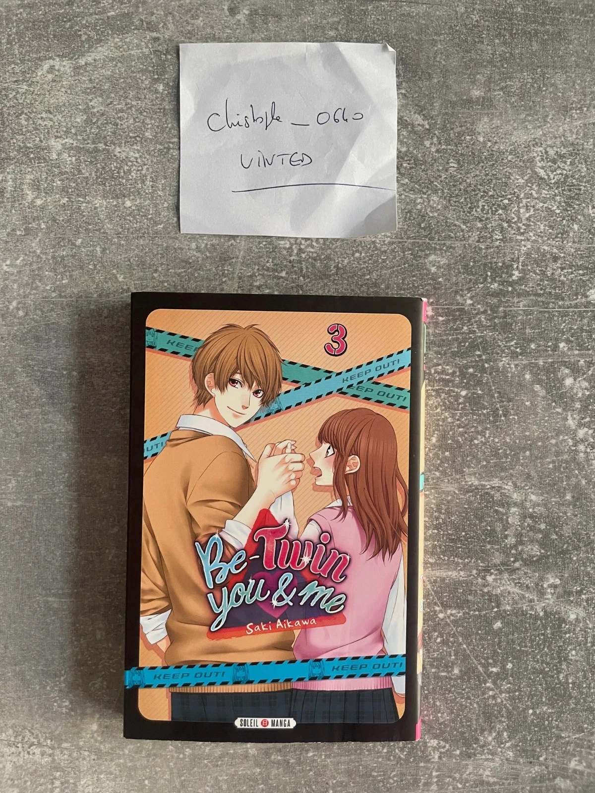 Manga Be-twin you & me tome 3 en version française.
